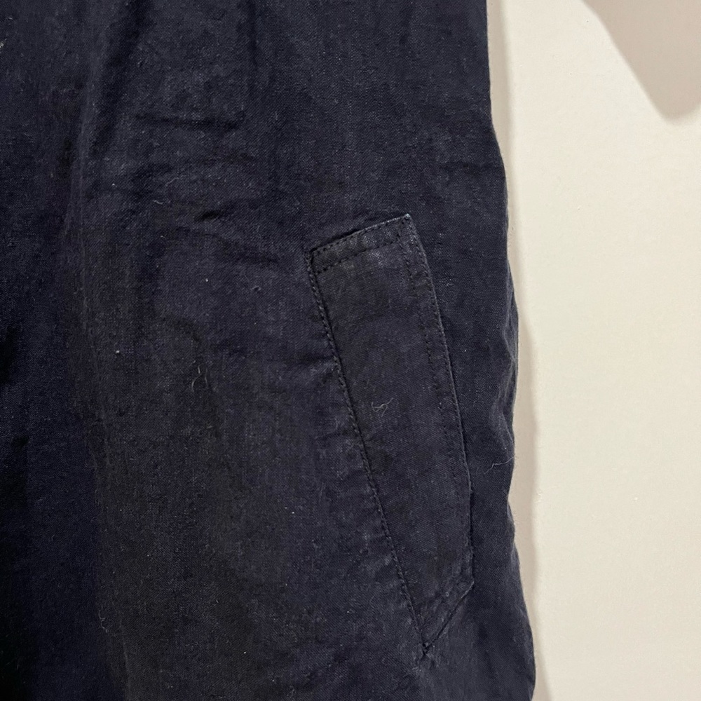 MHL by Margaret Howell Navy Linen Dress Size I - Picture 2 of 8